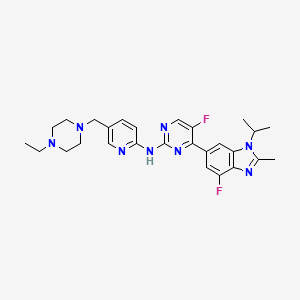 Abemaciclib structure, CAS 1231929-97-7