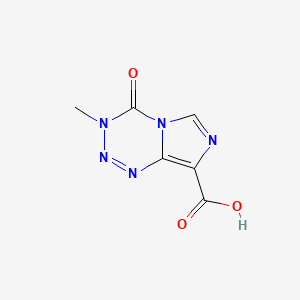 Temozolomideacid structure, CAS 113942-30-6