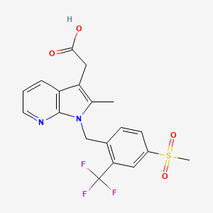 Fevipiprant structure, CAS 872365-14-5