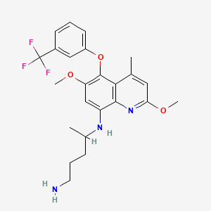 Tafenoquine structure, CAS 106635-80-7