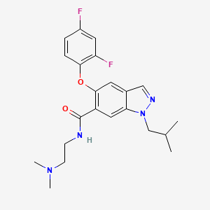 ARRY-371797 structure, CAS 1036404-17-7