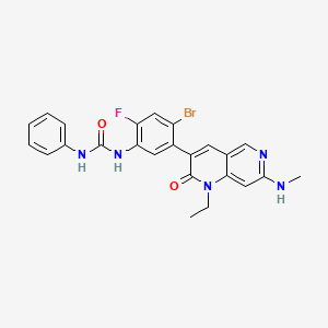 KIT/PDGFR inhibitor(DCC2618) structure, CAS 1442472-39-0