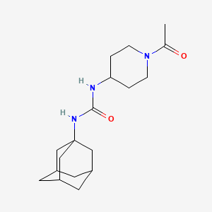 1-[(1-Acetylpiperidin-4-yl)-3-adamantan-1-yl]urea structure, CAS 913548-29-5