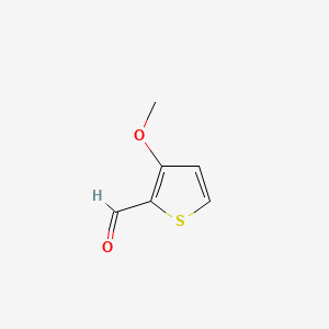 3-Methoxythiophene-2-carbaldehyde structure, CAS 35134-07-7
