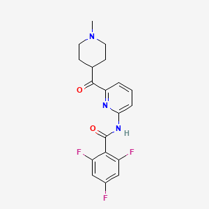 LasMiditan structure, CAS 439239-90-4