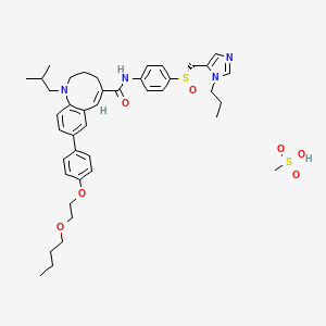 Cenicriviroc structure, CAS 497223-28-6