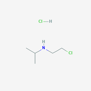 2-PropanaMine, N-(2-chloroethyl)-, hydrochloride structure, CAS 6306-61-2