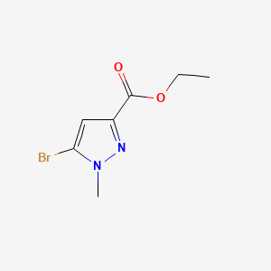ethyl 5-bromo-1-methyl-1H-pyrazole-3-carboxylate structure, CAS 1269293-48-2