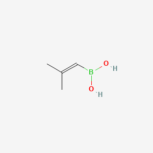 2,2-DIMETHYLETHENYLBORONIC ACID structure, CAS 14559-88-7