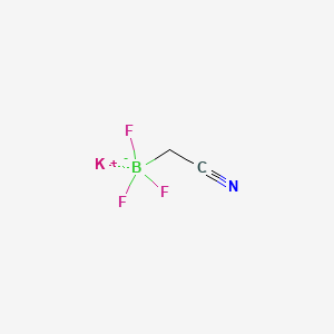 Potassium (cyanomethyl)trifluoroborate structure, CAS 888711-58-8