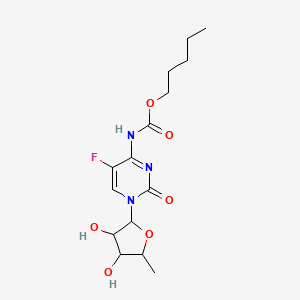 Capecitabine structure, CAS 158798-73-3