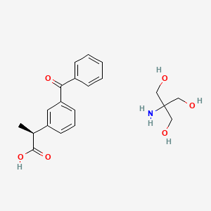 Dexketoprofen trometamol structure, CAS 156604-79-4