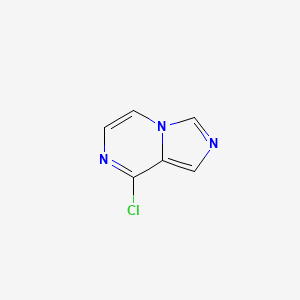 8-chloroiMidazo[1,5-a]pyrazine structure, CAS 56468-23-6