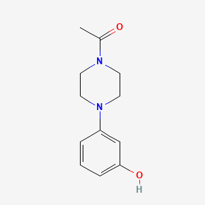 1-ACETYL-4-(4-HYDROXYPHENYL)PIPERAZINE structure, CAS 67915 -02 -0