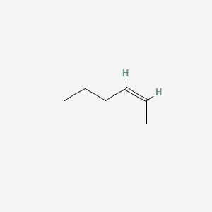 CIS-2-HEXENE structure, CAS 7688-21-3