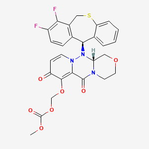 Baloxavir marboxil structure, CAS 1985606-14-1