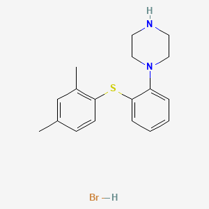 Vortioxetine hydrobromide structure, CAS 960203-27-4