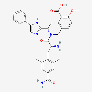 Eluxadoline structure, CAS 864821-90-9
