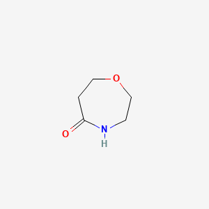 1,4-Oxazepan-5-one structure, CAS 10341-26-1