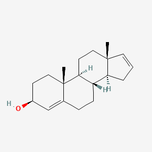 4,16-ANDROSTADIEN-3-BETA-OL structure, CAS 23062-06-8
