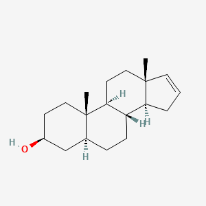 16,(5-ALPHA)-ANDROSTEN-3-BETA-OL structure, CAS 7148-51-8