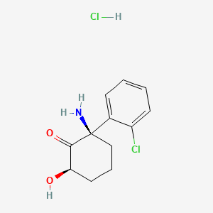 (2R,6R)-Hydroxynorketamine structure, CAS 1430202-69-9