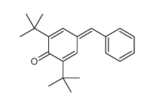 2,6-BIS(1,1-DIMETHYLETHYL)-4-(PHENYLMETHYLENE)-2,5-CYCLOHEXADIEN-1-ONE structure, CAS 7078-98-0