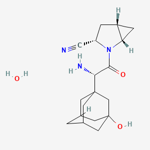 Saxagliptin hydrate structure, CAS 945667-22-1