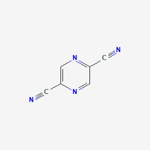 2,5-pyrazinedicarbonitrile structure, CAS 31722-48-2