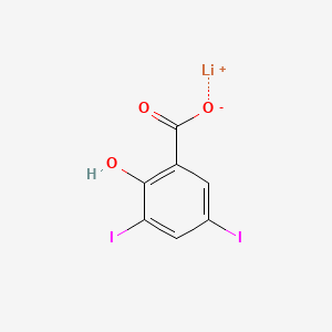 LITHIUM 3,5-DIIODOSALICYLATE structure, CAS 653-14-5