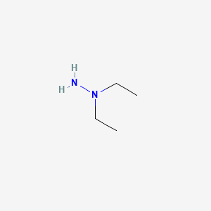 N,N-DIETHYLHYDRAZINE structure, CAS 616-40-0