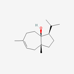 (3R)-6,8a-dimethyl-3-propan-2-yl-1,2,3,4,5,8-hexahydroazulen-3a-ol structure, CAS 465-28-1