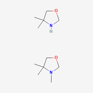 3,3,4-Trimethyloxazolidine mixt. with 4,4-dimethyloxazolidine structure, CAS 81099-36-7