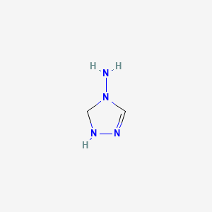 4H-1,2,4-Triazol-4-amine,1,5-dihydro-(9CI) structure, CAS 124213-98-5