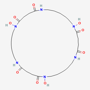 NOCARDAMINE structure, CAS 26605-16-3