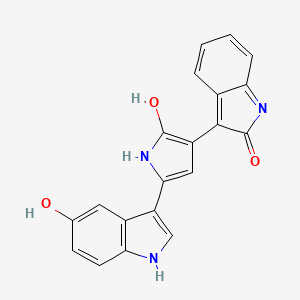 violacein structure, CAS 548-54-9