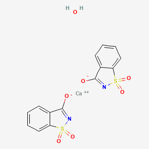 CALCIUM SACCHARIN HYDRATE structure, CAS 6381-91-5