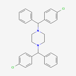 Cetirizine IMpurity D DiHCl structure, CAS 856841-95-7