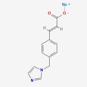 Ozagrel sodium structure, CAS 189224-26-8