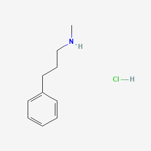 N-Methyl-3-phenylpropan-1-aMine hydrochloride (RelCpd B) structure, CAS 30684-07-2
