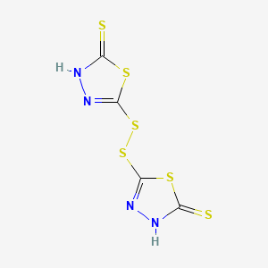 5,5'-dithiodi-1,3,4-thiadiazole-2(3H)-thione structure, CAS 72676-55-2