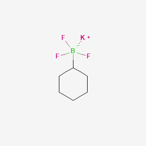 Potassium cyclohexyltrifluoroborate structure, CAS 446065-11-8