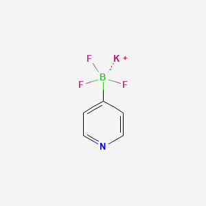 POTASSIUM 4-PYRIDYLTRIFLUOROBORATE structure, CAS 1111732-87-6