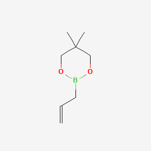 2-Allyl-5,5-diMethyl-1,3,2-dioxaborinane structure, CAS 911482-75-2