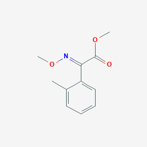 Methyl 2-(MethoxyiMino)-2-o-tolylacetate structure, CAS 120974-97-2