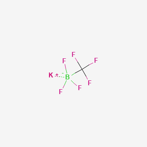 POTASSIUM TRIFLUORO(TRIFLUOROMETHYL)BORATE structure, CAS 42298-15-7