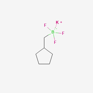 Potassium cyclopentylmethyltrifluoroborate structure, CAS 331282-37-2