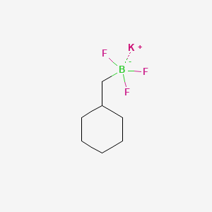 Potassium cyclohexylmethyltrilfuoroborate structure, CAS 1346647-18-4