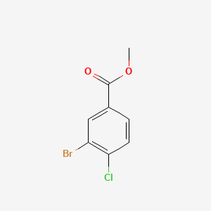 methyl 3-bromo-4-chlorobenzoate structure, CAS 107947-17-1