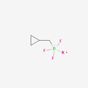 Potassium cyclopyropylmethyltrifluoroborate structure, CAS 1356481-57-6